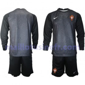 Maillot de Foot Portugal Gardien Domicile UEFA EURO 2020 Manches Longues - Enfant